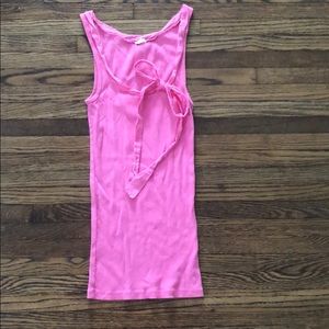 Jcrew Pink Side Tie Tank